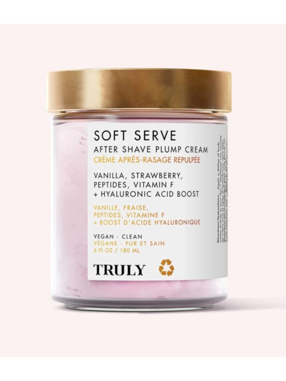 Truly Beauty After Shave Hydrating Cream - Soft Serve - 6oz 180ml